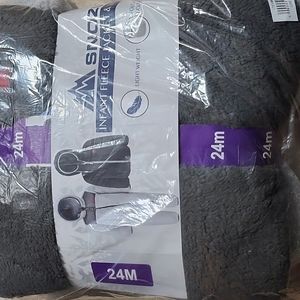 Snozu Infant 2-piece Fleece Set, Blue nwt 24m grey/dark charcoal